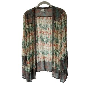 Sundance Sheer Floral Kimono Size M